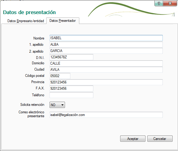 datos presentador