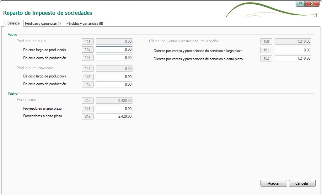 Impuesto de Sociedades con ContaPlus Flex
