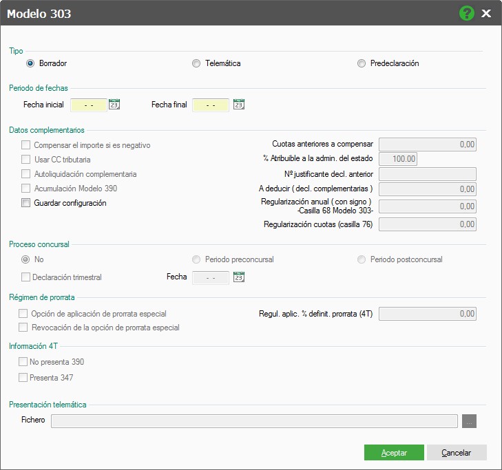 cómo hacer la declaración del IVA con ContaPlus Flex