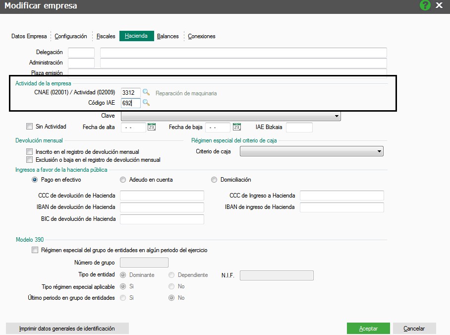 modificación Cuentas Anuales con ContaPlus Flex