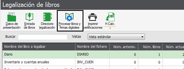 icono porcesar libros