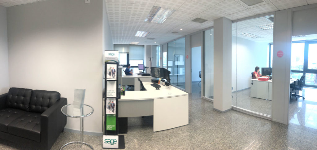 Vista general de la nueva oficina de AlcaTic