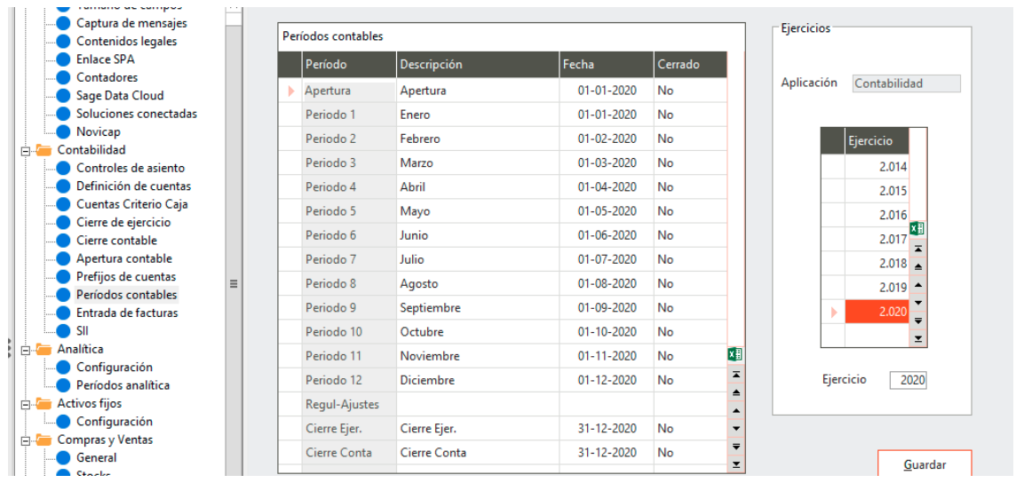 Cierre y Apertura de ejercicio en Sage 200cloud