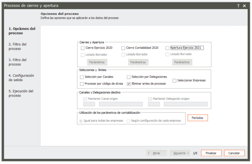 Apertura ejercicio contabilidad sage 200